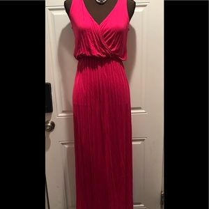 Lush hot pink Maxi Dress S